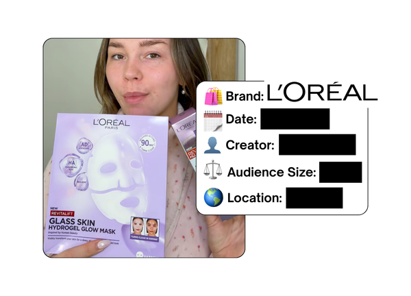 Spotted: L’Oreal in a new paid collab
