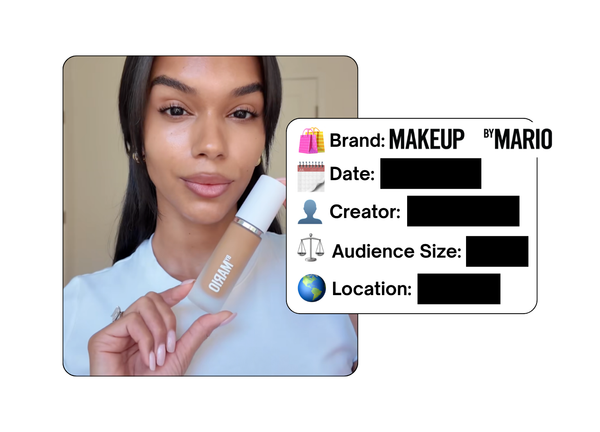 Spotted: Makeup by Mario in a new paid collab