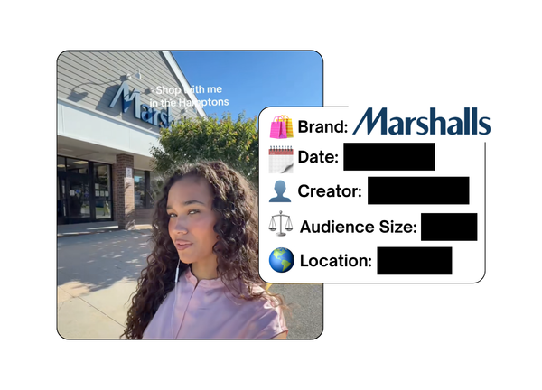 Spotted: Marshalls in a new paid collab