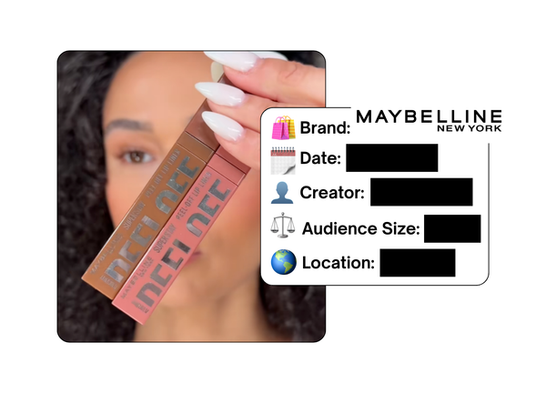 Spotted: Maybelline in a new paid collab