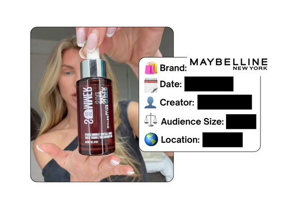 Spotted: Maybelline in a new paid collab