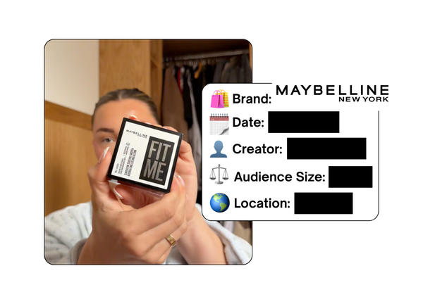 Spotted: Maybelline in a new paid collab