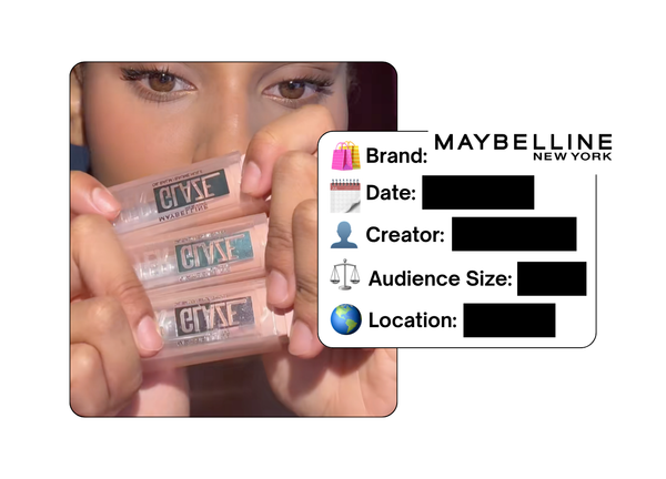 Spotted: Maybelline in a new paid collab