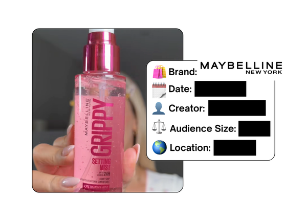 Spotted: Maybelline in a new paid collab