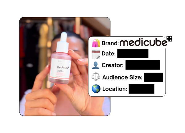 Spotted: Medicube in a new paid collab