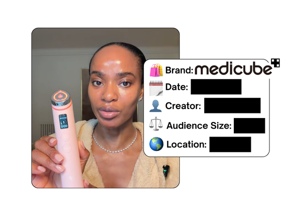 Spotted: Medicube in a new paid collab