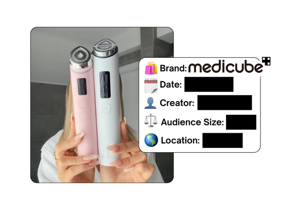 Spotted: Medicube in a new paid collab