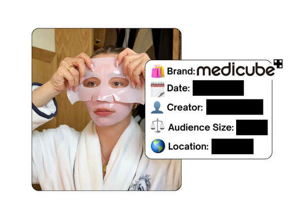 Spotted: Medicube in a new paid collab