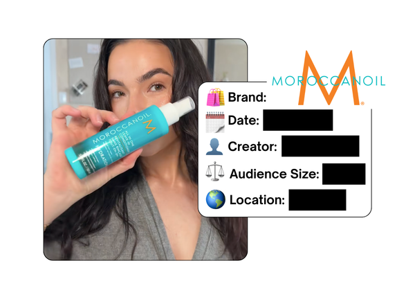 Spotted: Moroccanoil in a new paid collab