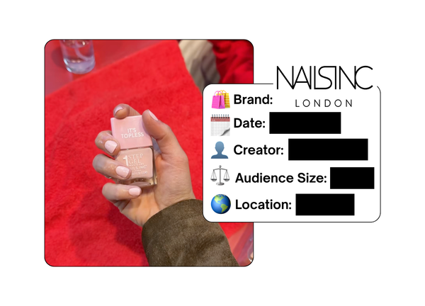 Spotted: Nails INC in a new paid collab