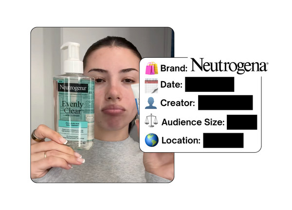 Spotted: Neutrogena in a new paid collab