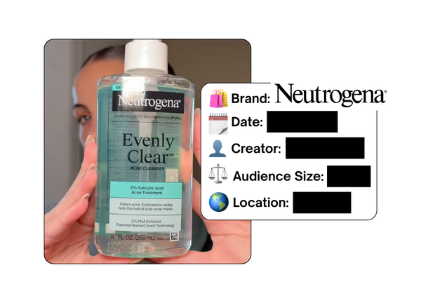 Spotted: Neutrogena in a new paid collab
