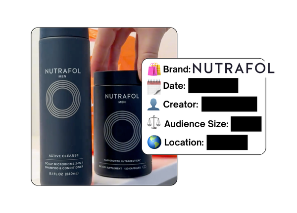 Spotted: Nutrafol in a new paid collab