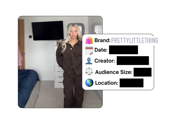 Spotted: Pretty Little Thing in a new paid collab