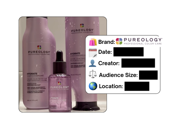 Spotted: Pureology in a new paid collab