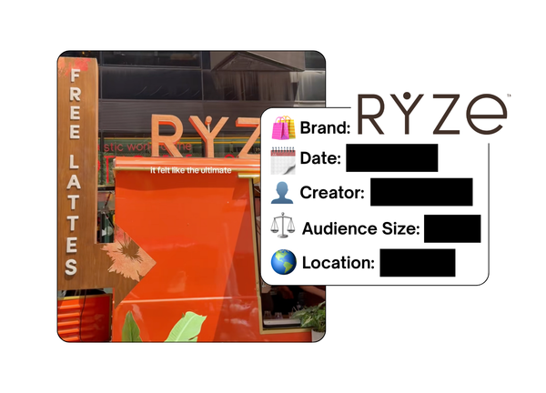 Spotted: RYZE Superfoods in a new paid collab