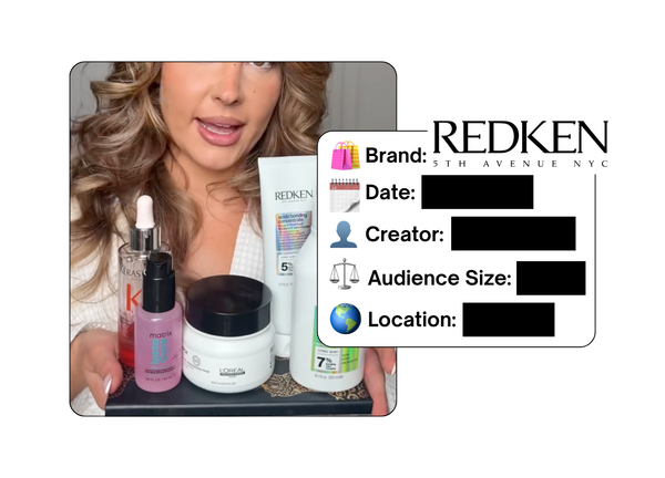 Spotted: Redken in a new paid collab
