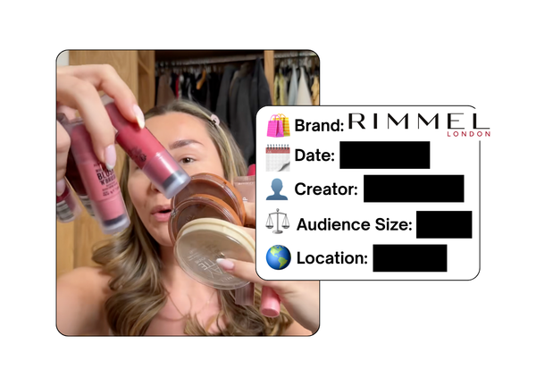 Spotted: Rimmel London x Amazon in a new paid collab