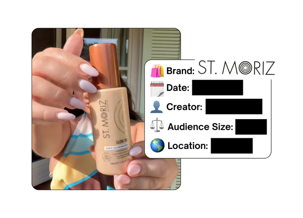 Spotted: St Moriz in a new paid collab