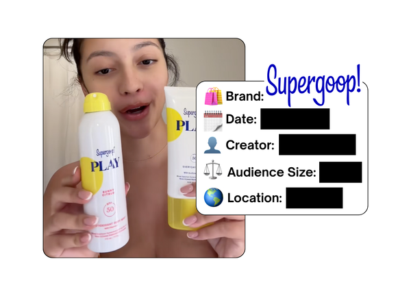 Spotted: Supergoop in a new paid collab