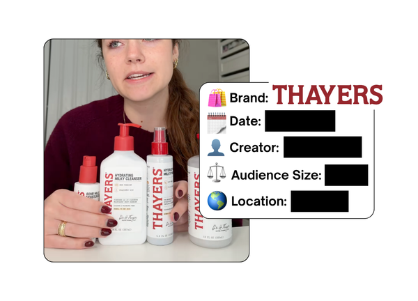Spotted: Thayers in a new paid collab