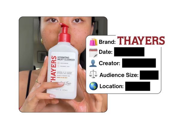 Spotted: Thayers in a new paid collab