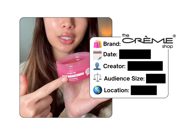 Spotted: The Crème Shop in a new paid collab