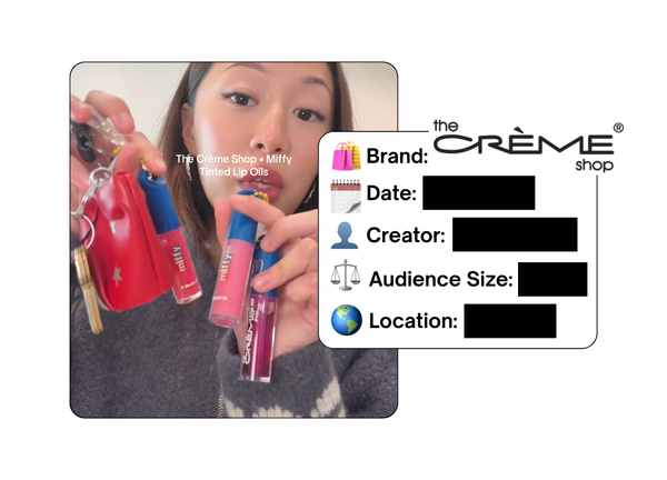 Spotted: The Crème Shop in a new paid collab
