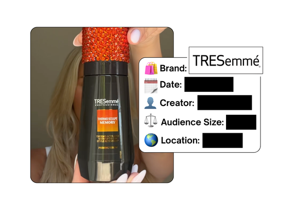 Spotted: TRESemmé in a new paid collab