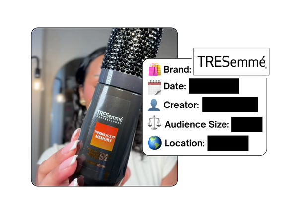 Spotted: TRESemmé in a new paid collab