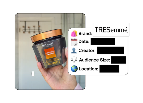 Spotted: TRESemmé in a new paid collab