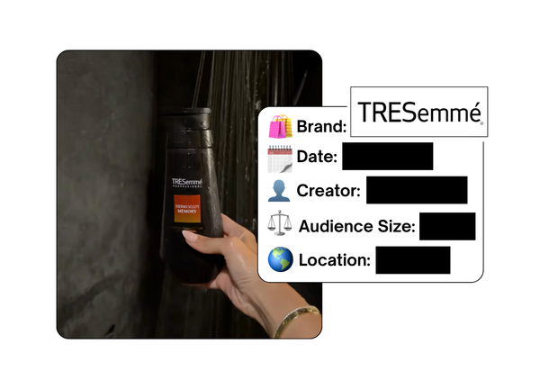 Spotted: TRESemmé in a new paid collab