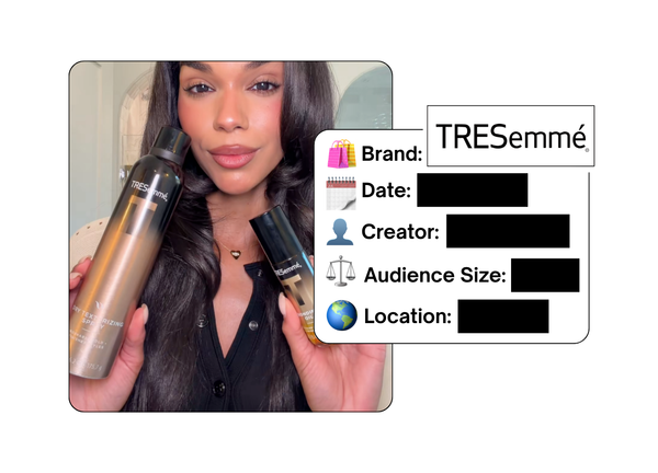 Spotted: TRESemmé in a new paid collab