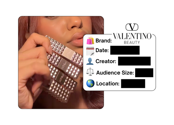 Spotted: Valentino Beauty in a new paid collab