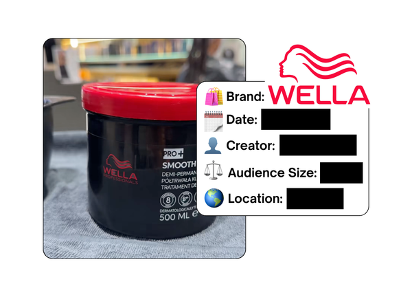 Spotted: Wella Professionals in a new paid collab