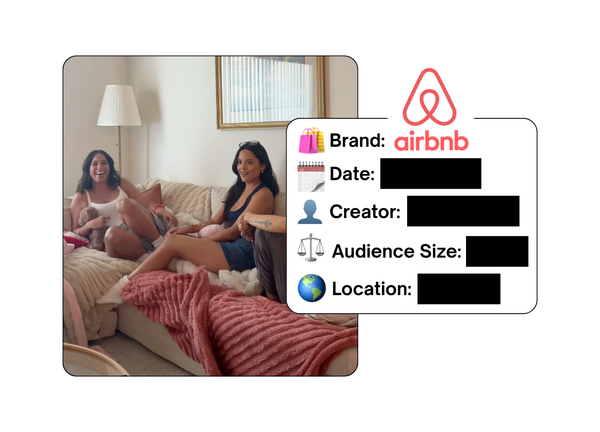 Spotted: Airbnb in a new paid collab