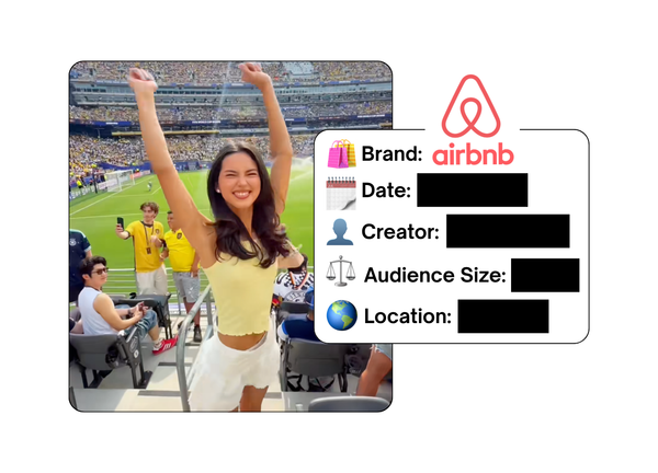Spotted: Airbnb in a new paid collab
