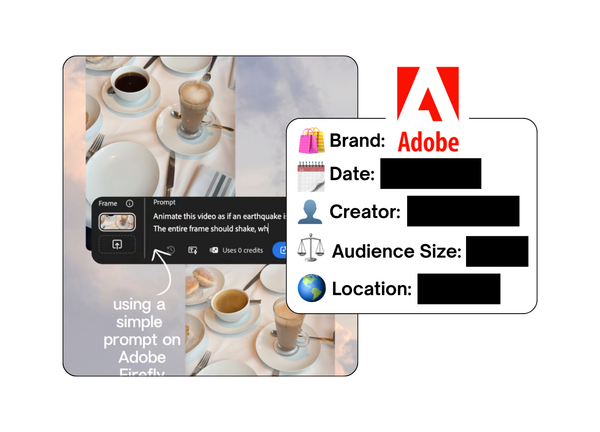Spotted: Adobe in a new paid collab