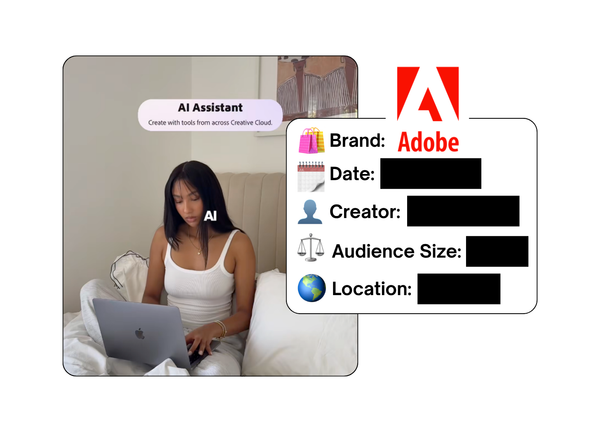 Spotted: Adobe in a new paid collab