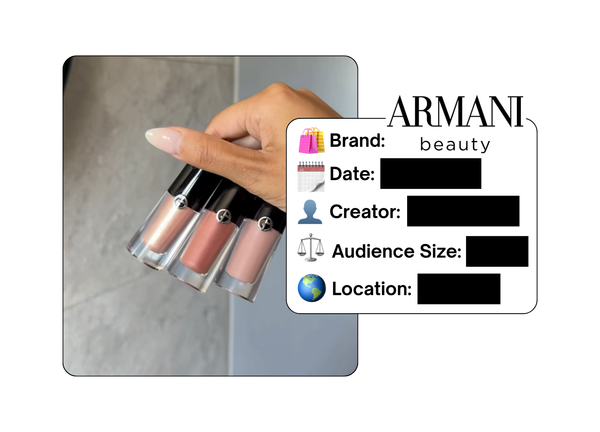 Spotted: Armani Beauty in a new paid collab