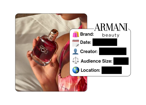 Spotted: Armani Beauty in a new paid collab