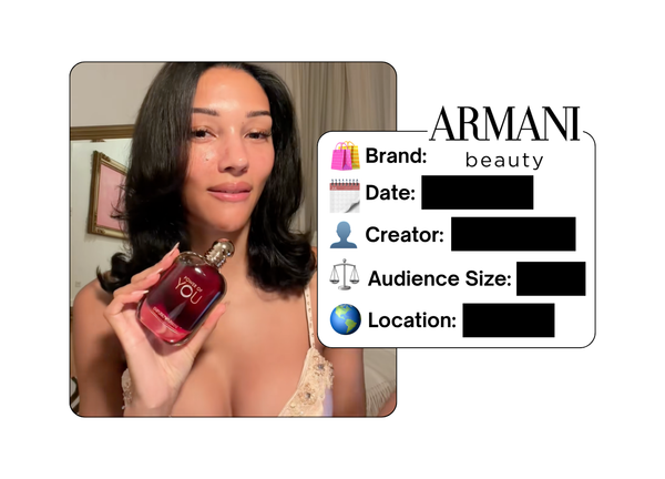 Spotted: Armani Beauty in a new paid collab