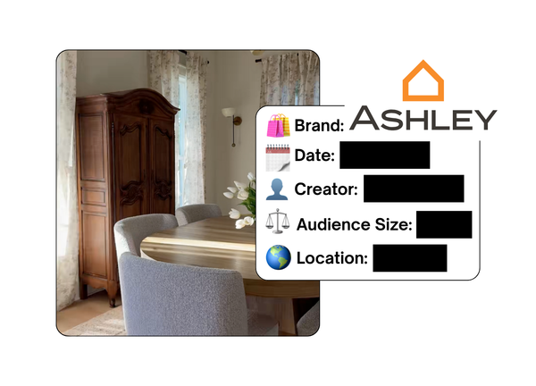 Spotted: Ashley in a new paid collab