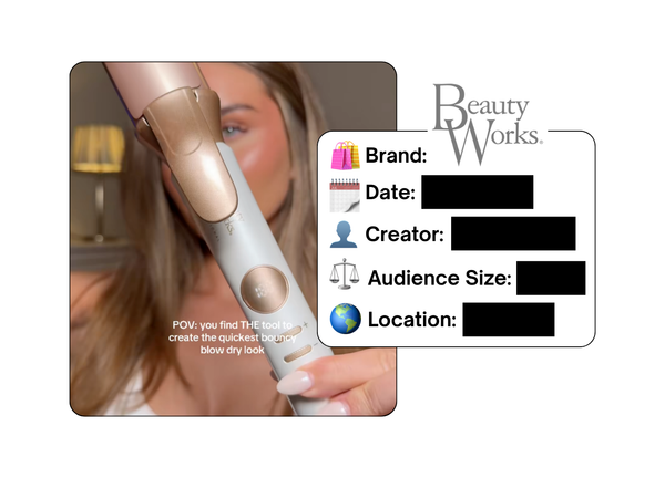 Spotted: Beauty Works in a new paid collab