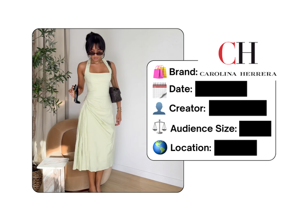 Spotted: Carolina Herrera in a new paid collab