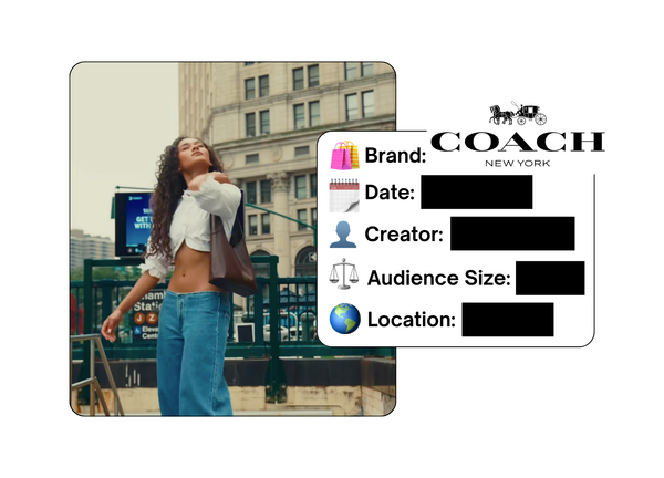 Spotted: Coach in a new paid collab
