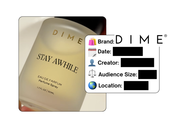 Spotted: DIME Beauty in a new paid collab
