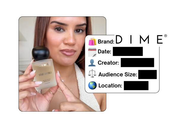 Spotted: DIME Beauty in a new paid collab
