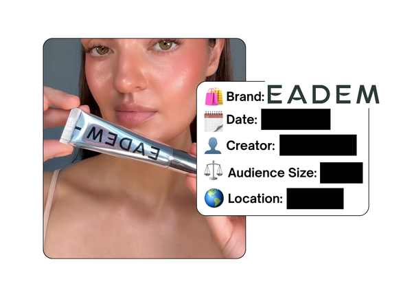 Spotted: EADEM in a new paid collab