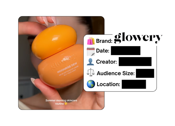 Spotted: GLOWERY in a new paid collab